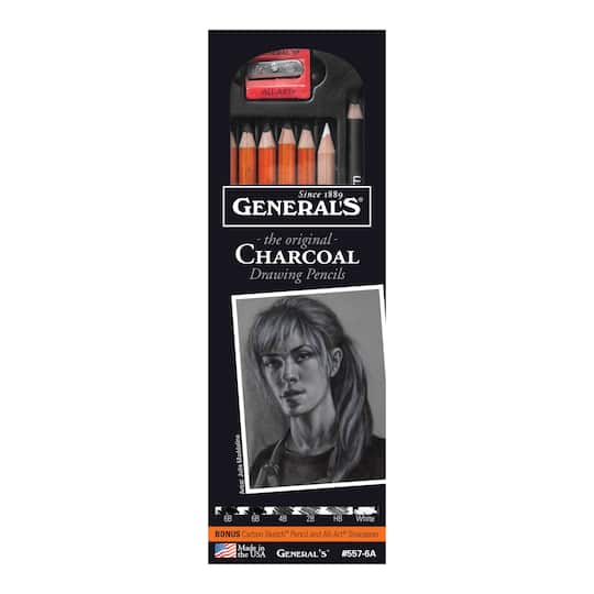 General&#x27;s&#xAE; The Original Charcoal Drawing Pencil Set